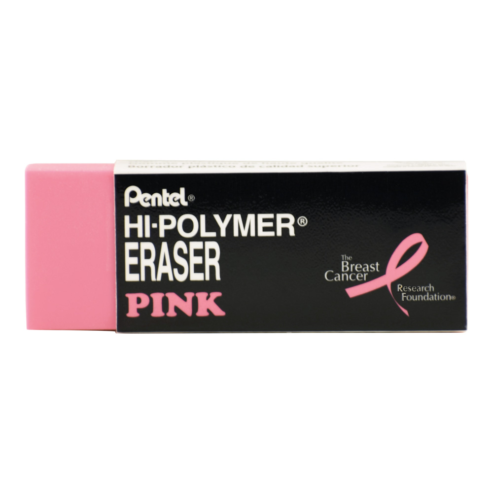 Pentel Hi-Polymer Block Eraser Large Bca Pink