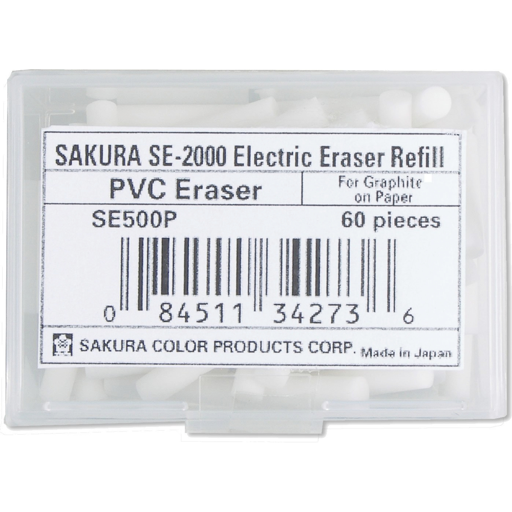 Sakura Electric Eraser Refill White 60/Pk