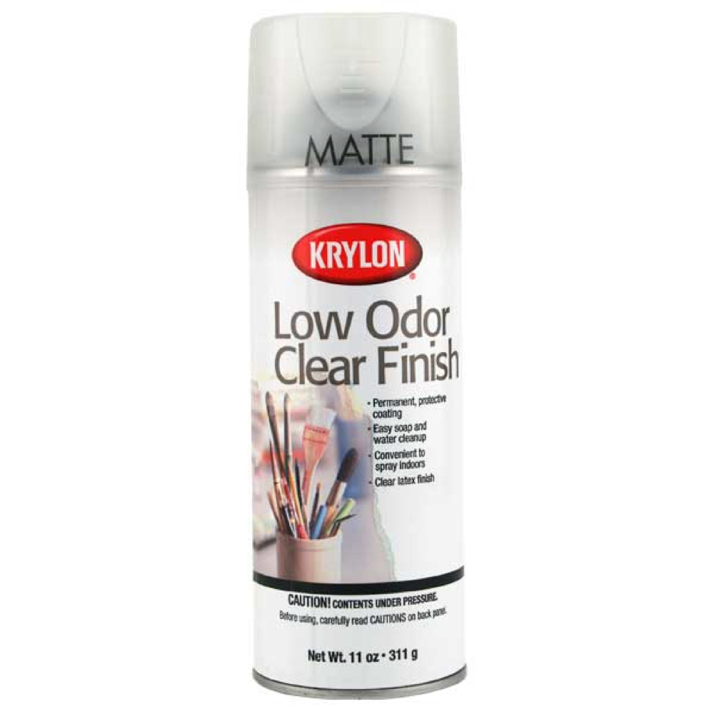Krylon 7120 Low Odor Clear Matte 11oz
