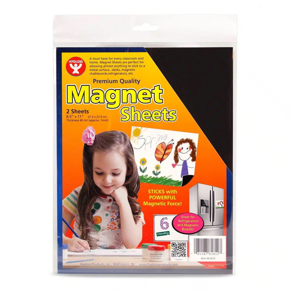 Magnet Sheets 8.5 X11 - 2 Sheets
