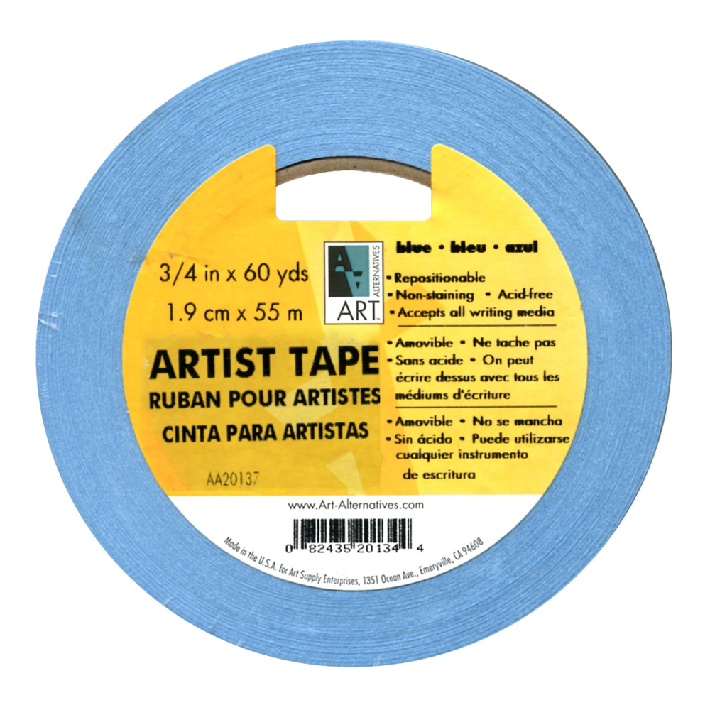 Artists Tape Blue 3/4In X 60Yds