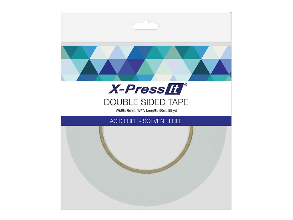 Xpress Double Sided Tissue Tape 1/4in x 55yd