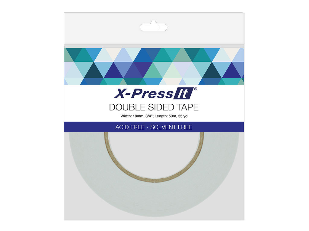 Xpress Double Sided Tissue Tape 3/4in x 55yd