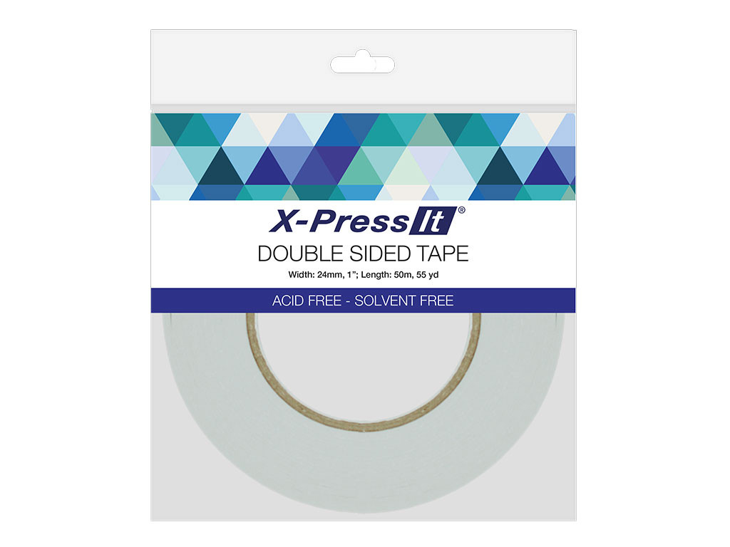 Xpress Double Sided Tissue Tape 1in x 55yd