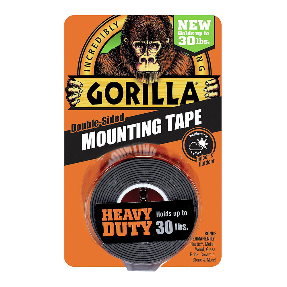 Gorilla Heavy Duty Mounting Tape Black