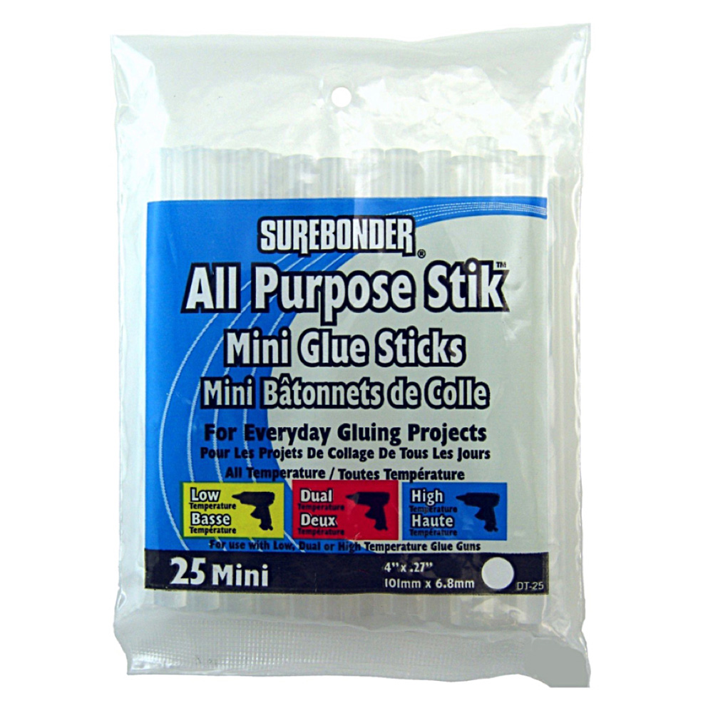 All-Temp Mini Glue Sticks Pkg/25
