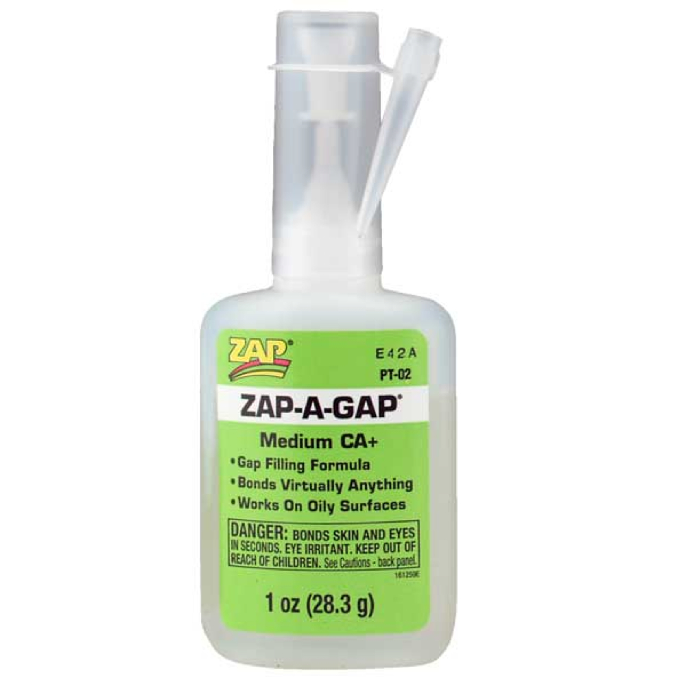 Zap-A-Gap Ca+ Adhesive 1 Oz