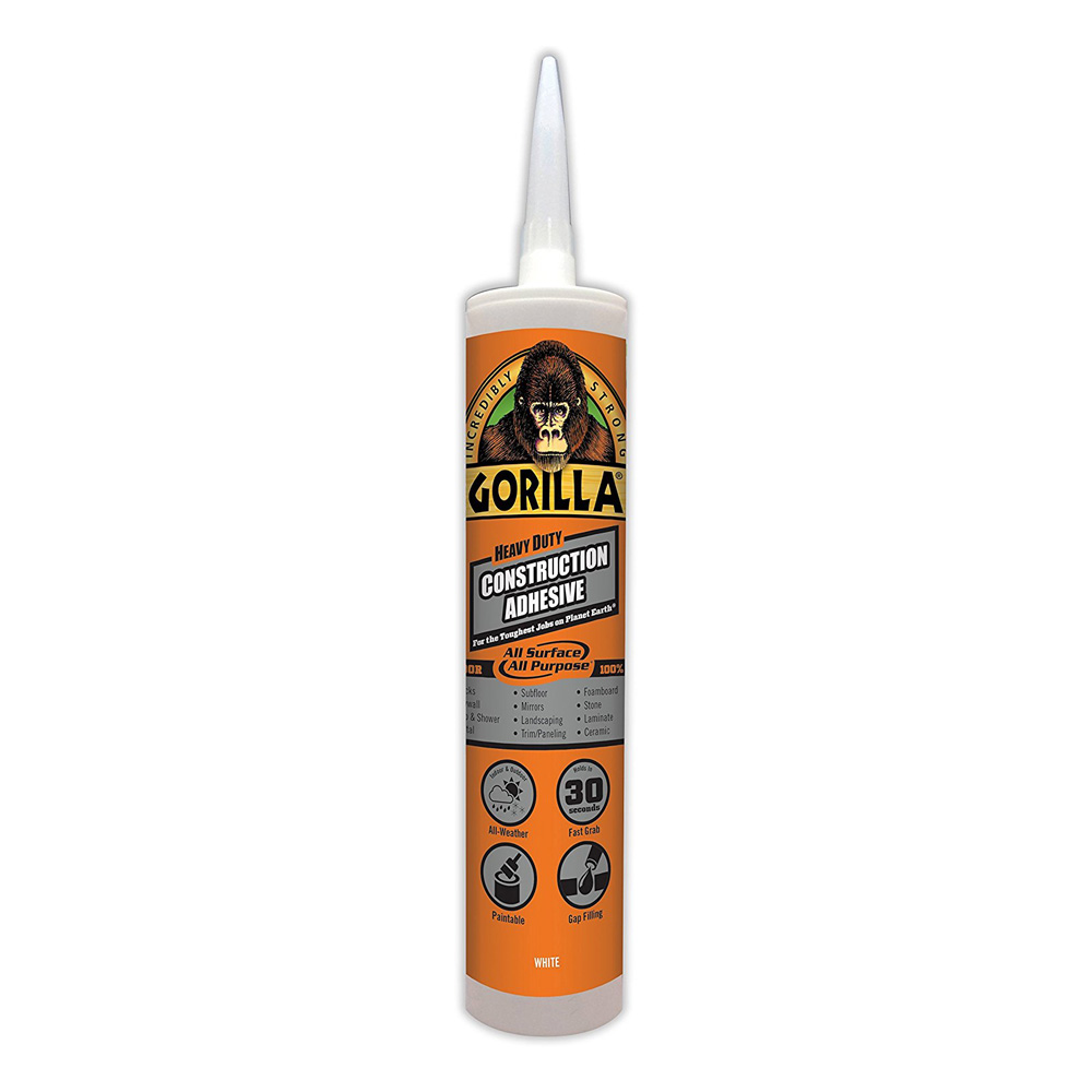 Gorilla Construction Adhesive 9 Oz. White