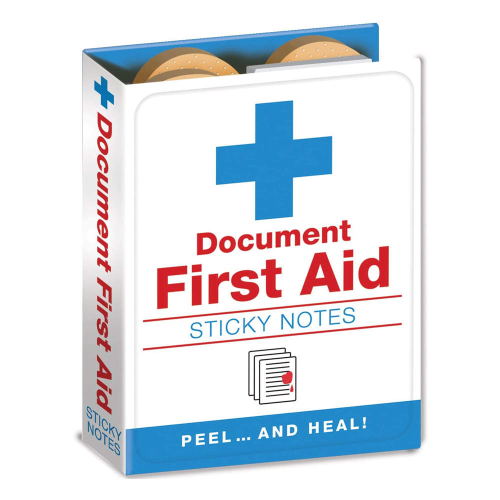 Sticky Note Booklet: Document First Aid