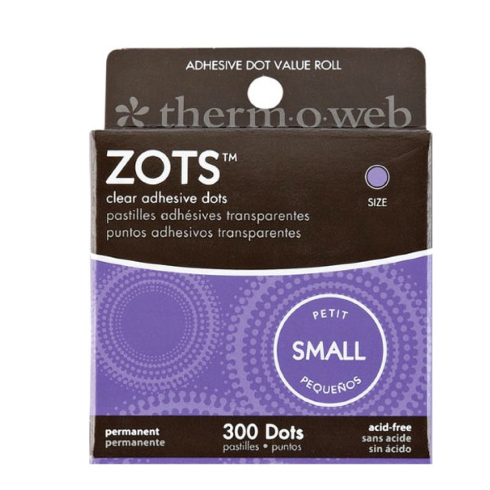 Zots Clear Memory Adhesive Dots #82 Small
