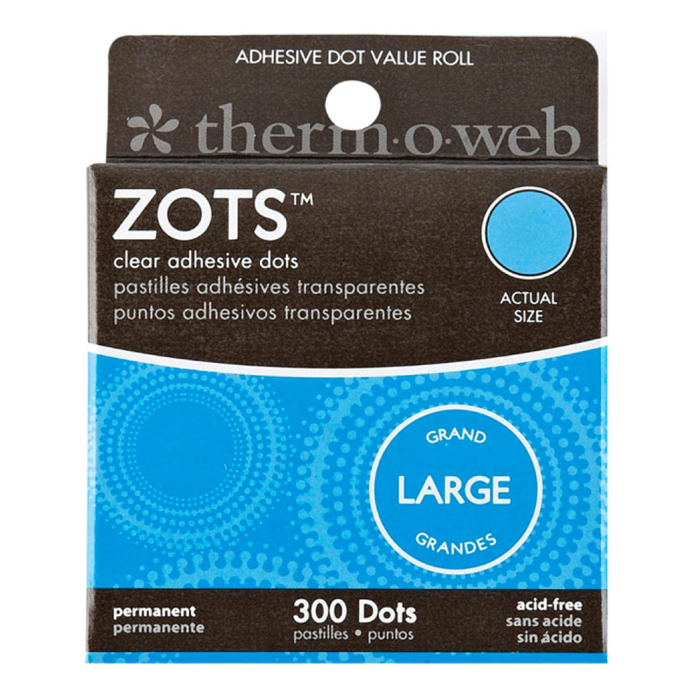 Zots Clear Memory Adhesive Dots #83 Large
