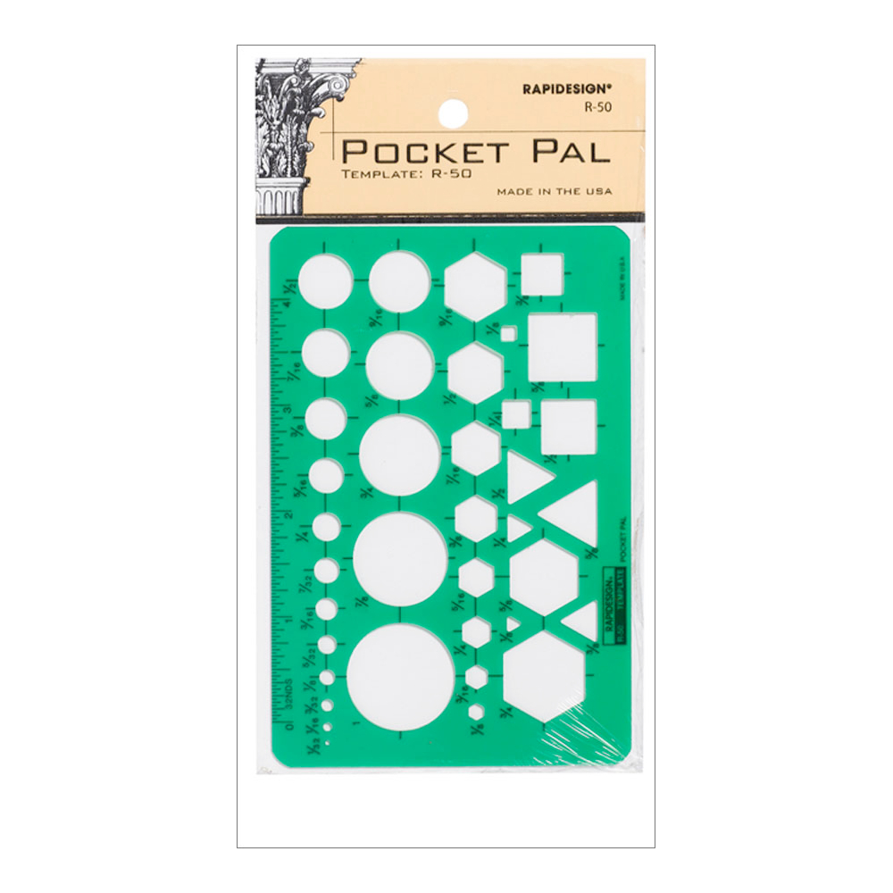 Rapidesign Template R-50 Pocket Pal