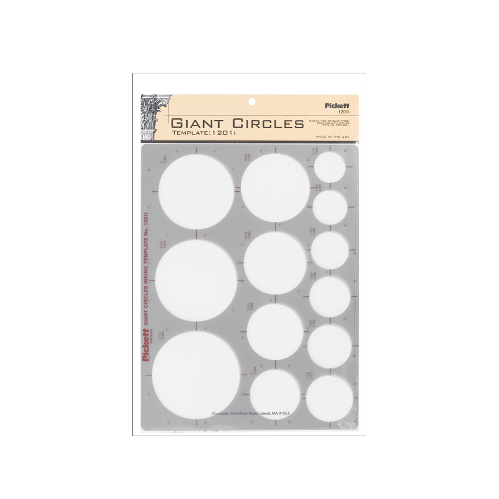 Pickett Template 1201-I Giant Circles