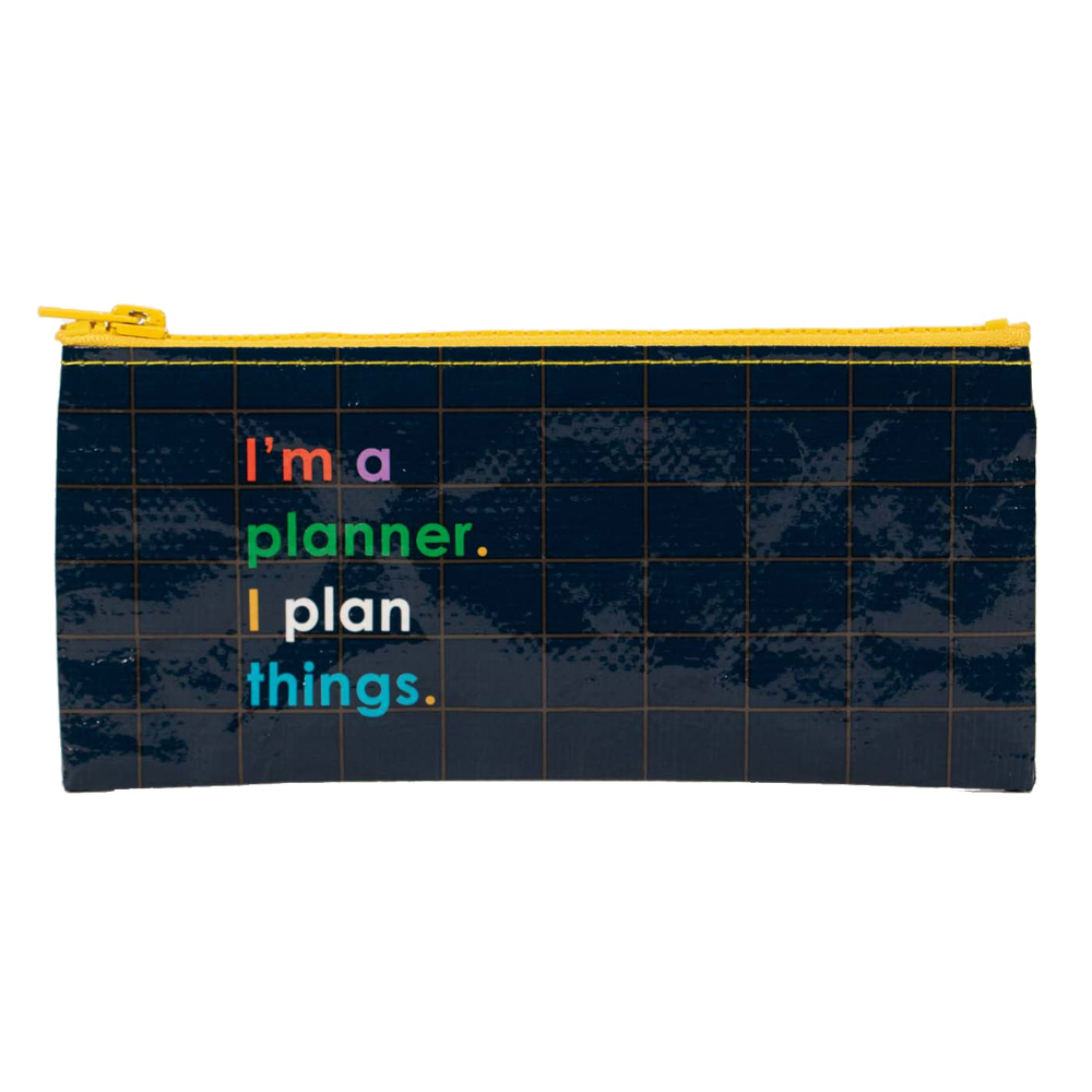 Blue Q Pencil Case: I'm a Planner