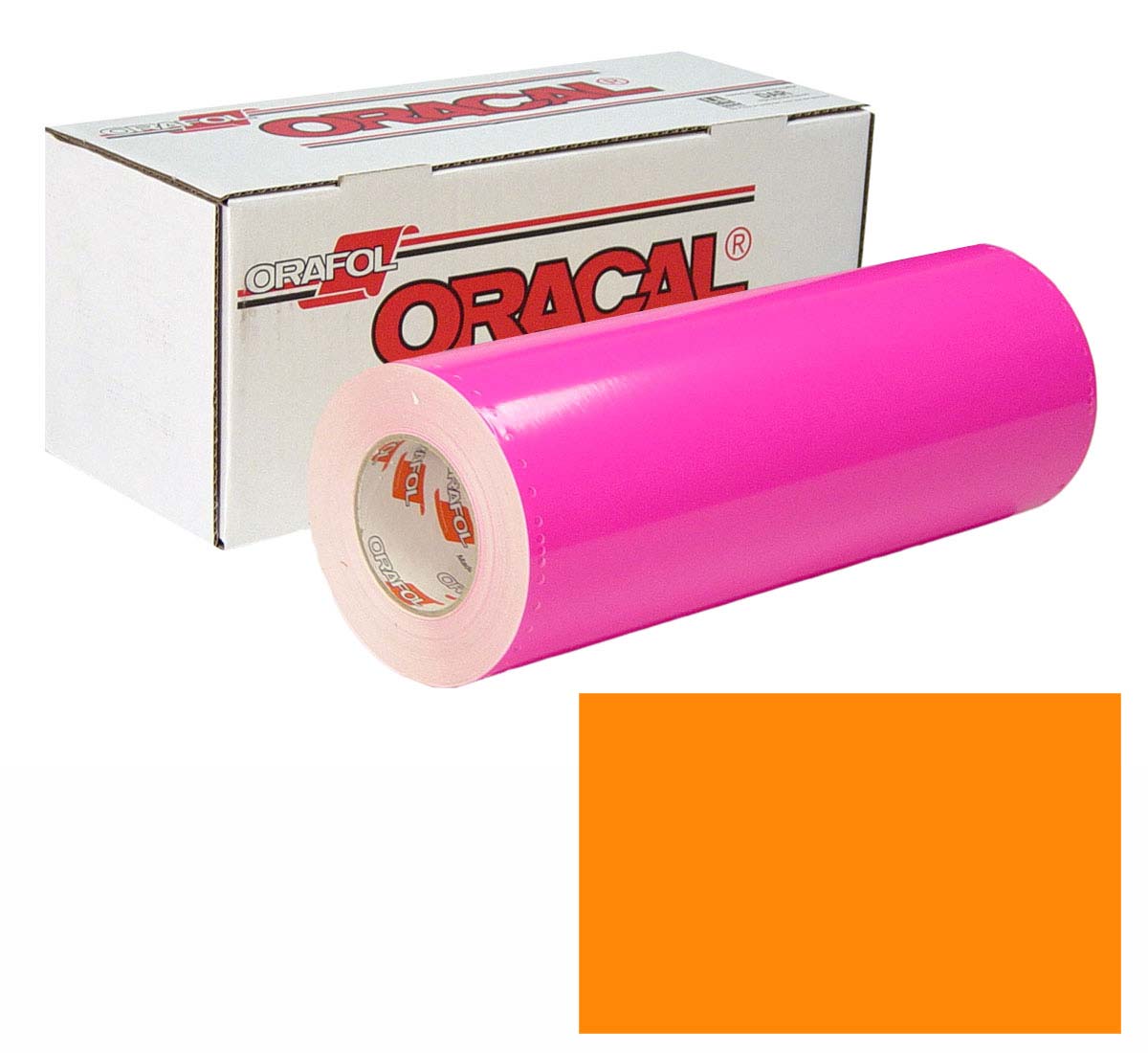 ORACAL 7510 Fluor Unp 48in X 10yd 037 Orange