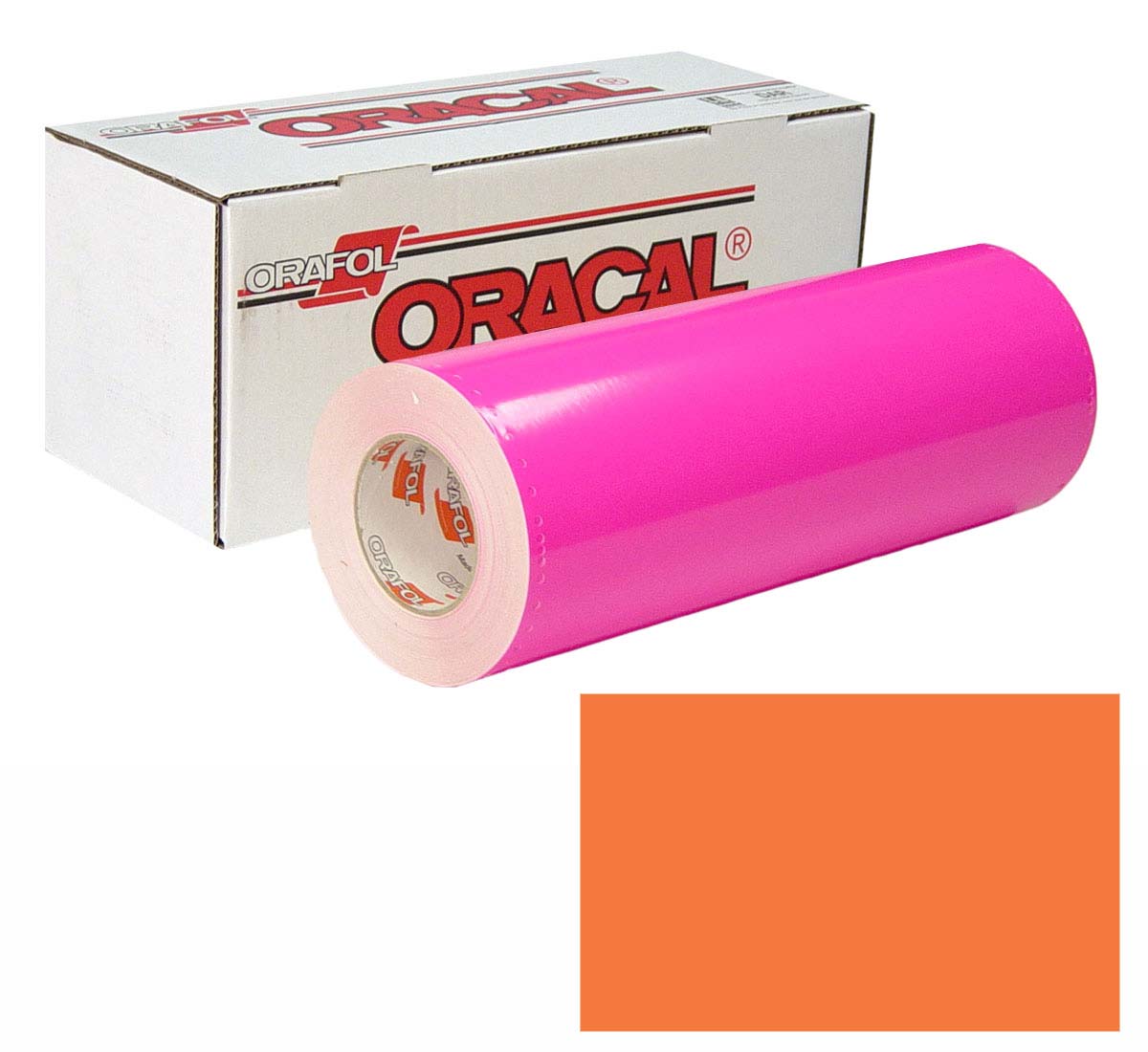 ORACAL 7510 Fluor Unp 48in X 10yd 038 Red Orn