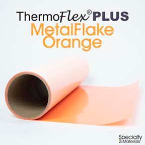 ThermoFlex Plus 20in X 15ft Orange Flake