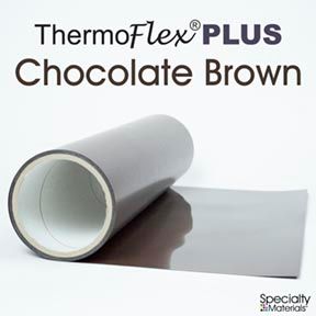 ThermoFlex Plus 15in-P X 15ft Chocolate Brown