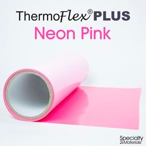 ThermoFlex Plus 20in X 15ft Neon Pink
