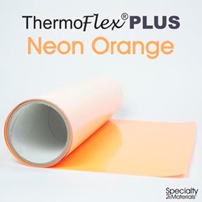 ThermoFlex Plus 20in X 15ft Neon Orange