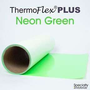 ThermoFlex Plus 20in X 15ft Neon Green