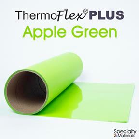 ThermoFlex Plus 20in X 15ft Apple Green