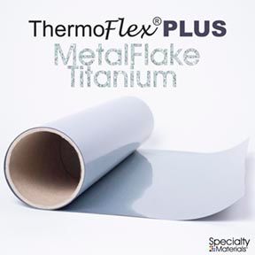 ThermoFlex Plus 20in X 15ft Titanium Flake