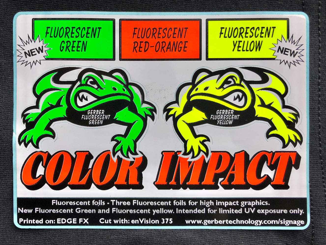 EDGE FX Foil 45-M Fluorescent Yellow