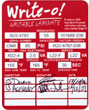 Write-O Tag & Label Laminate 13in X 65yd