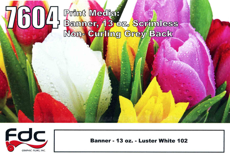 Lumina 7604 Banner 13oz Non-Curl 54X40yd