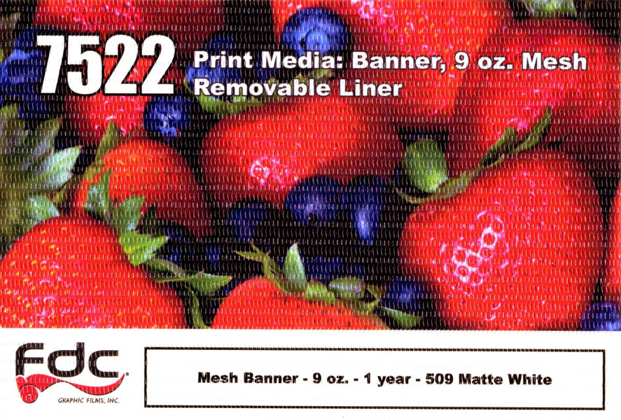 Lumina 7522 Mesh Banner 9oz Matte-54X50yd