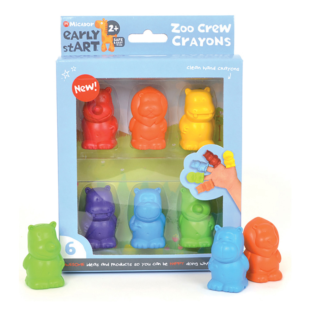 Micador early stART Zoo Crew Crayons