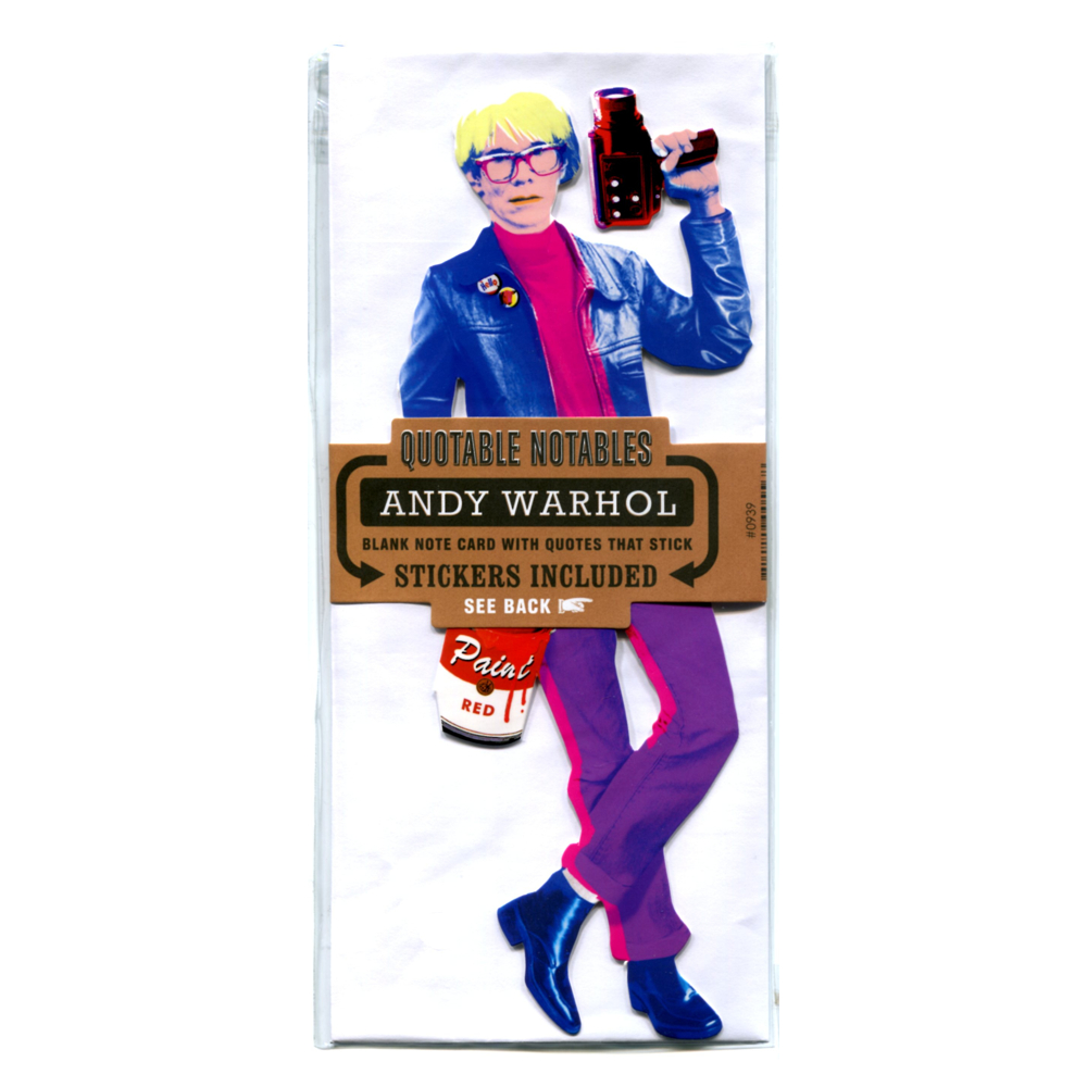 Quotable Notables Card: Andy Warhol