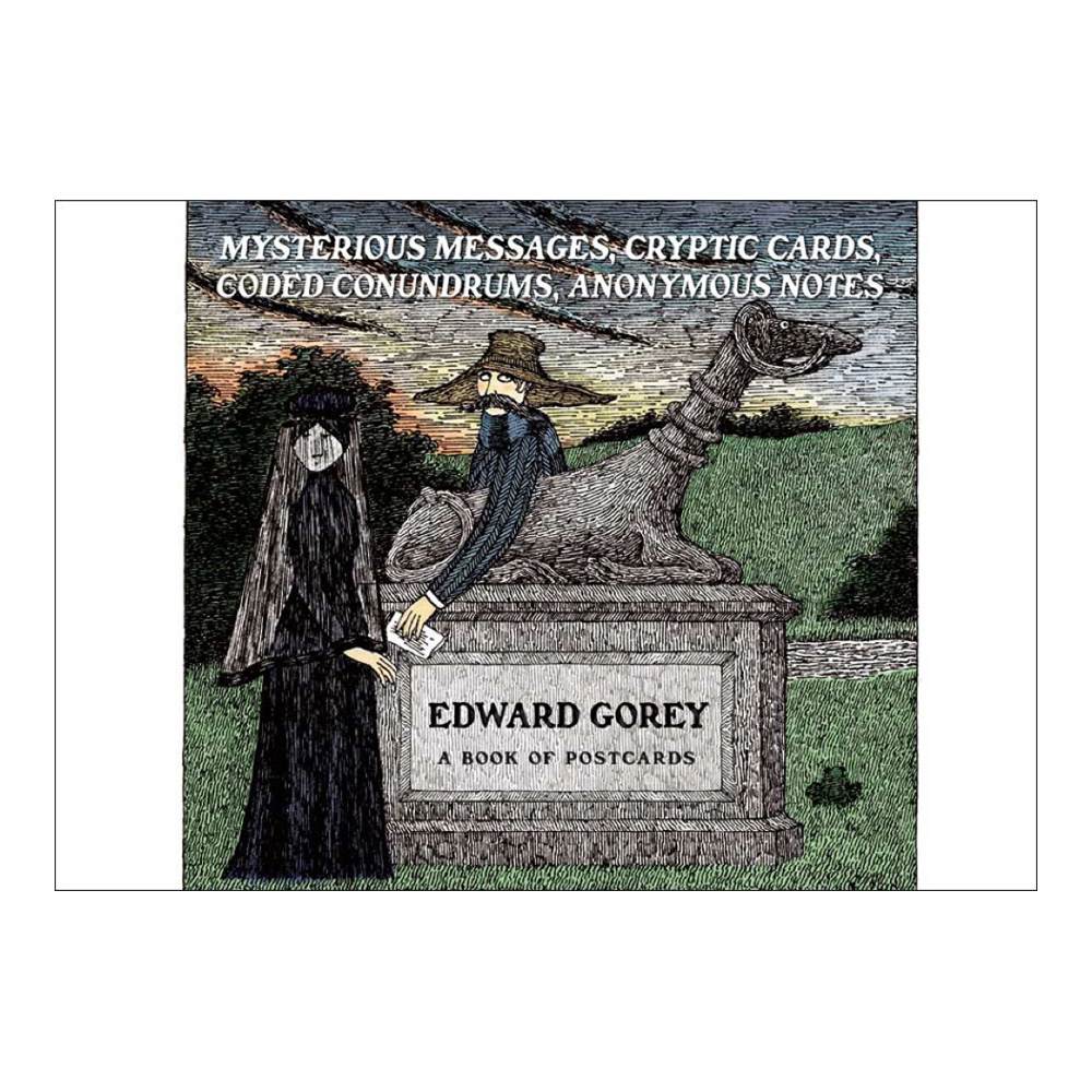 Postcard Book Edward Gorey Mysterious Message