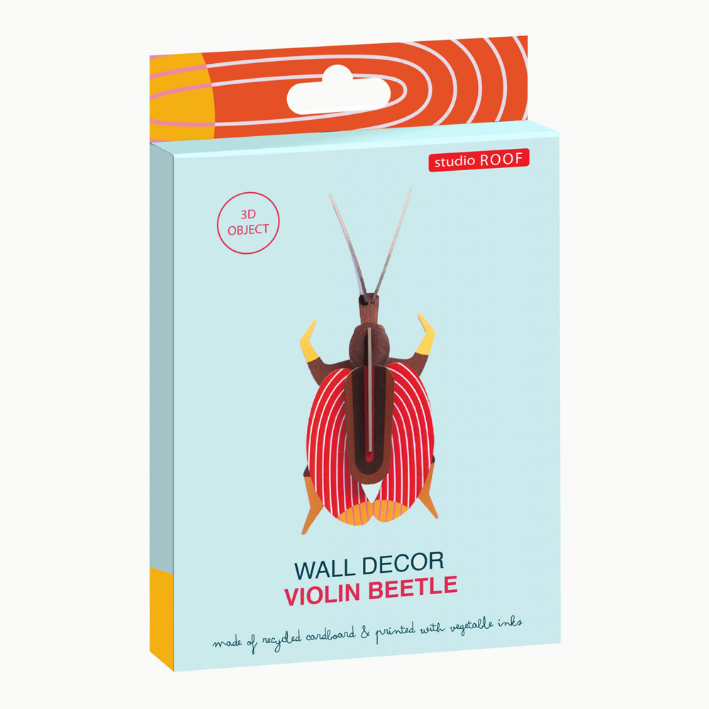 SR Wall Decoration Small Violin Beetle