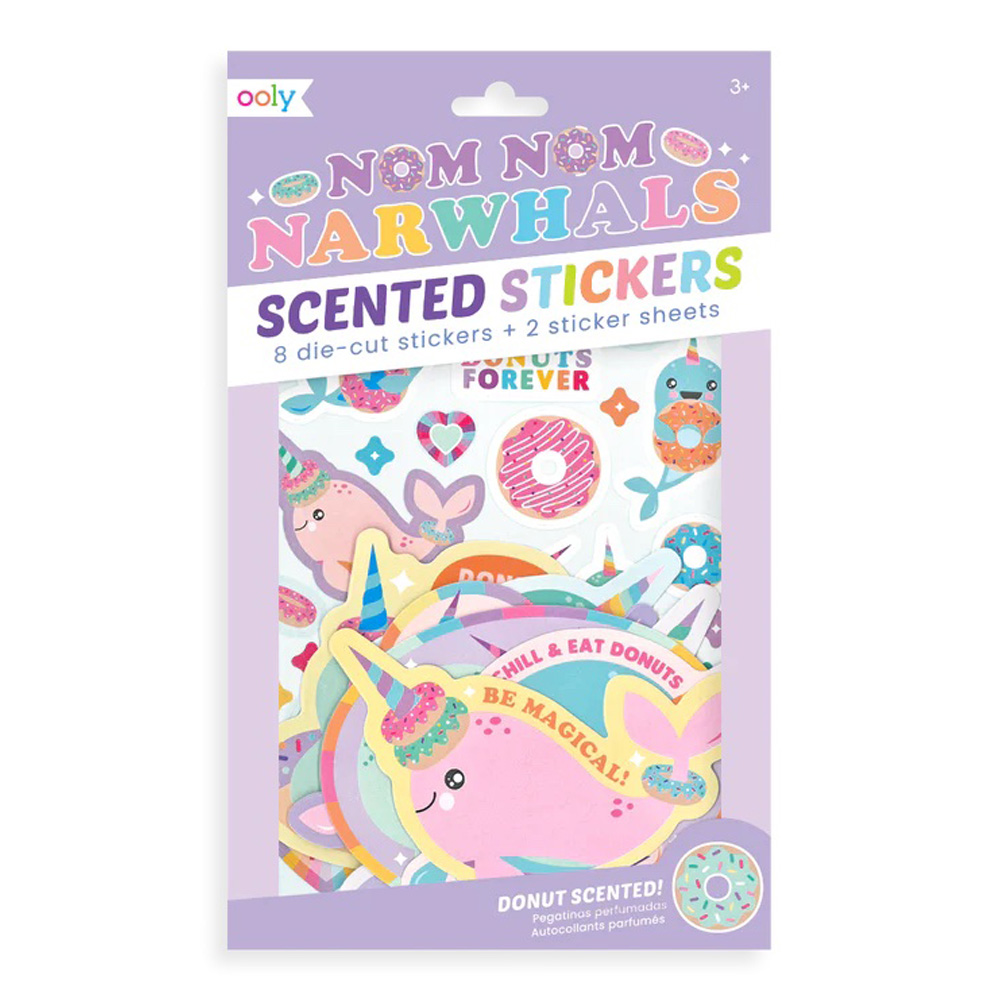 OOLY Scented Stickers: Narwhals