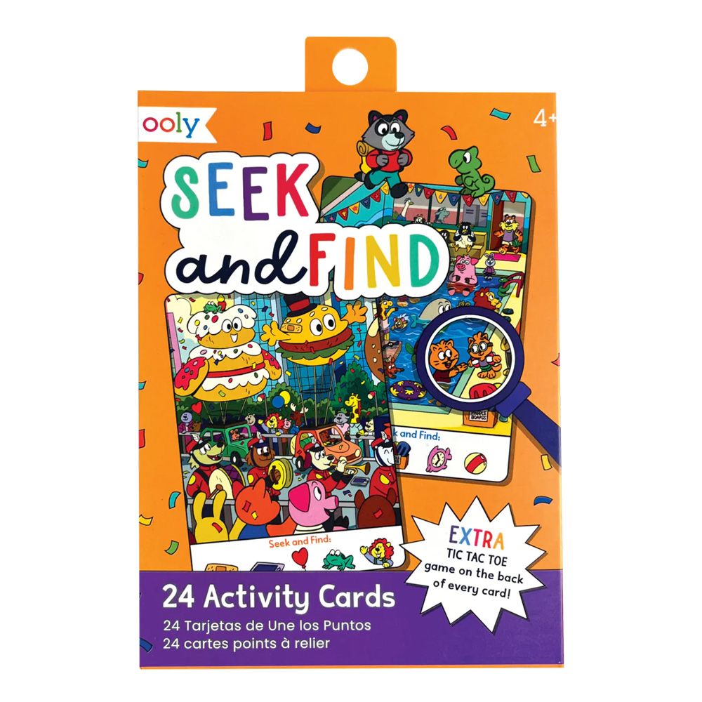 OOLY Paper Games Seek & Find Activity Cards