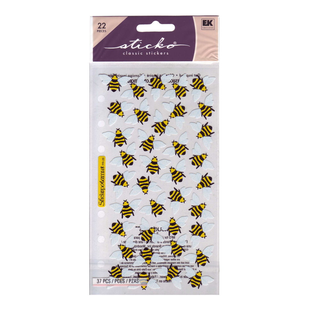 Stickopotamus Stickers Bees