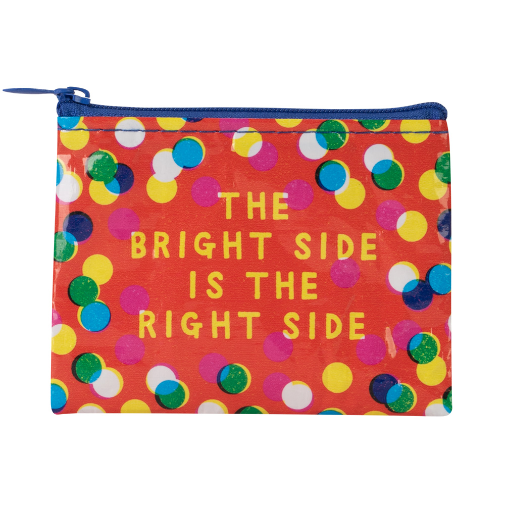 Blue Q Coin Purse: Bright Side