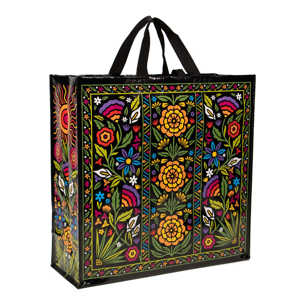 Blue Q Shopper Bag: Flower Fest