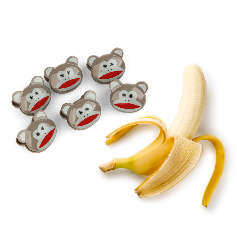 Kikkerland Monkey Bag Clips