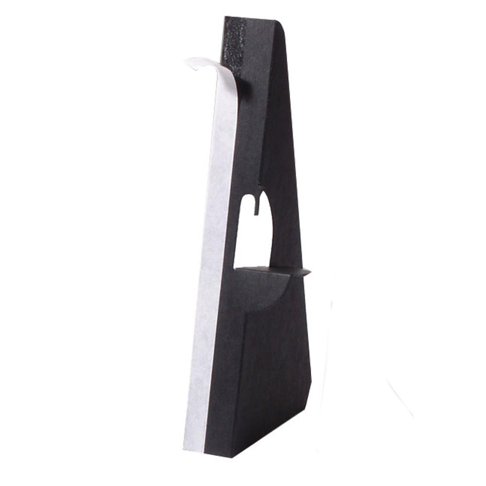 Lineco Black Self-Stick Easel Back 12In Pkg/5