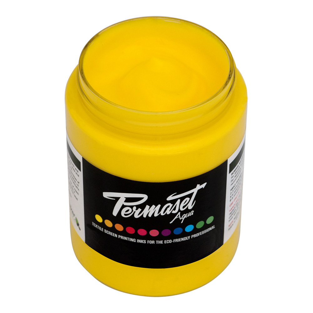 Permaset Aqua Fabric Ink 300ml Mid Yellow