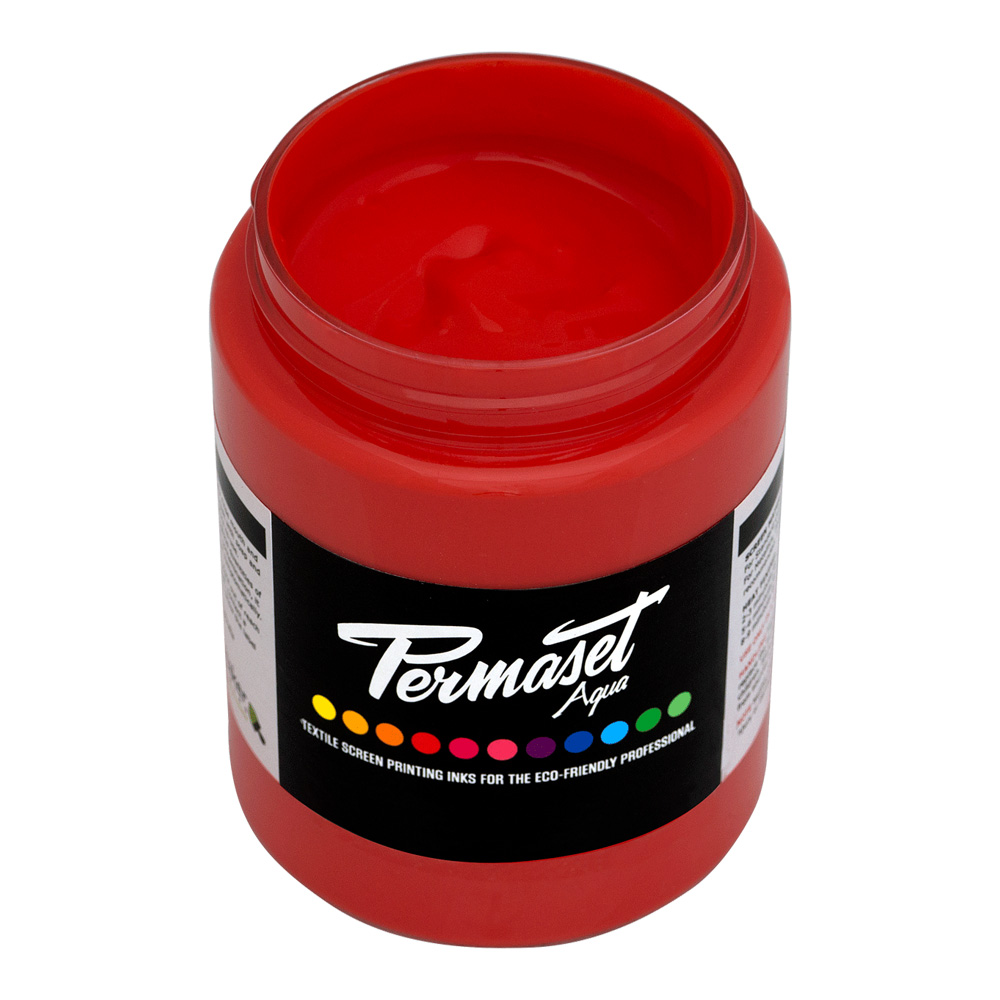 Permaset Aqua Fabric Ink 300ml Scarlet