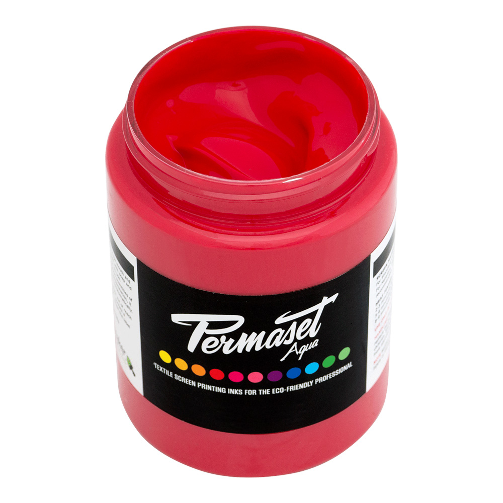 Permaset Aqua Fabric Ink 300ml Bright Red