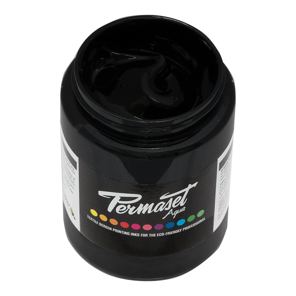 Permaset Aqua Fabric Ink 300ml Jet Black