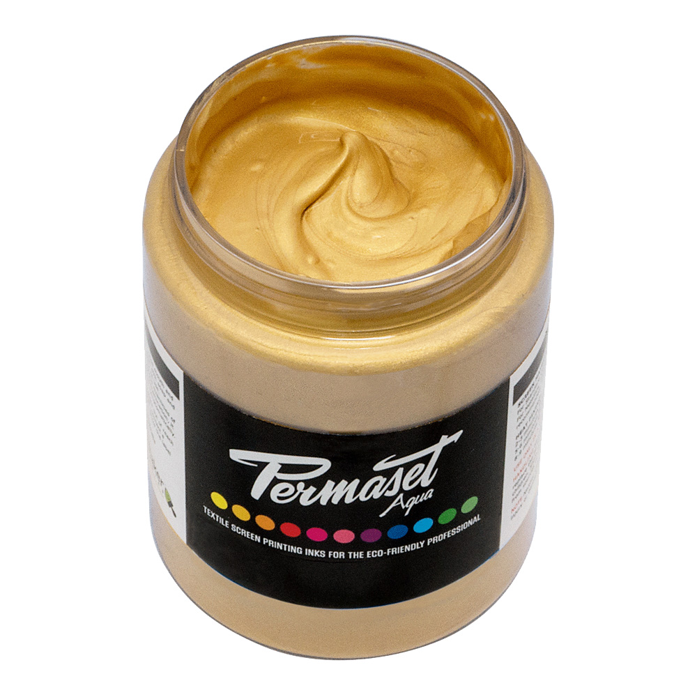 Permaset Aqua Ink 300ml Metallic Gold Lustre