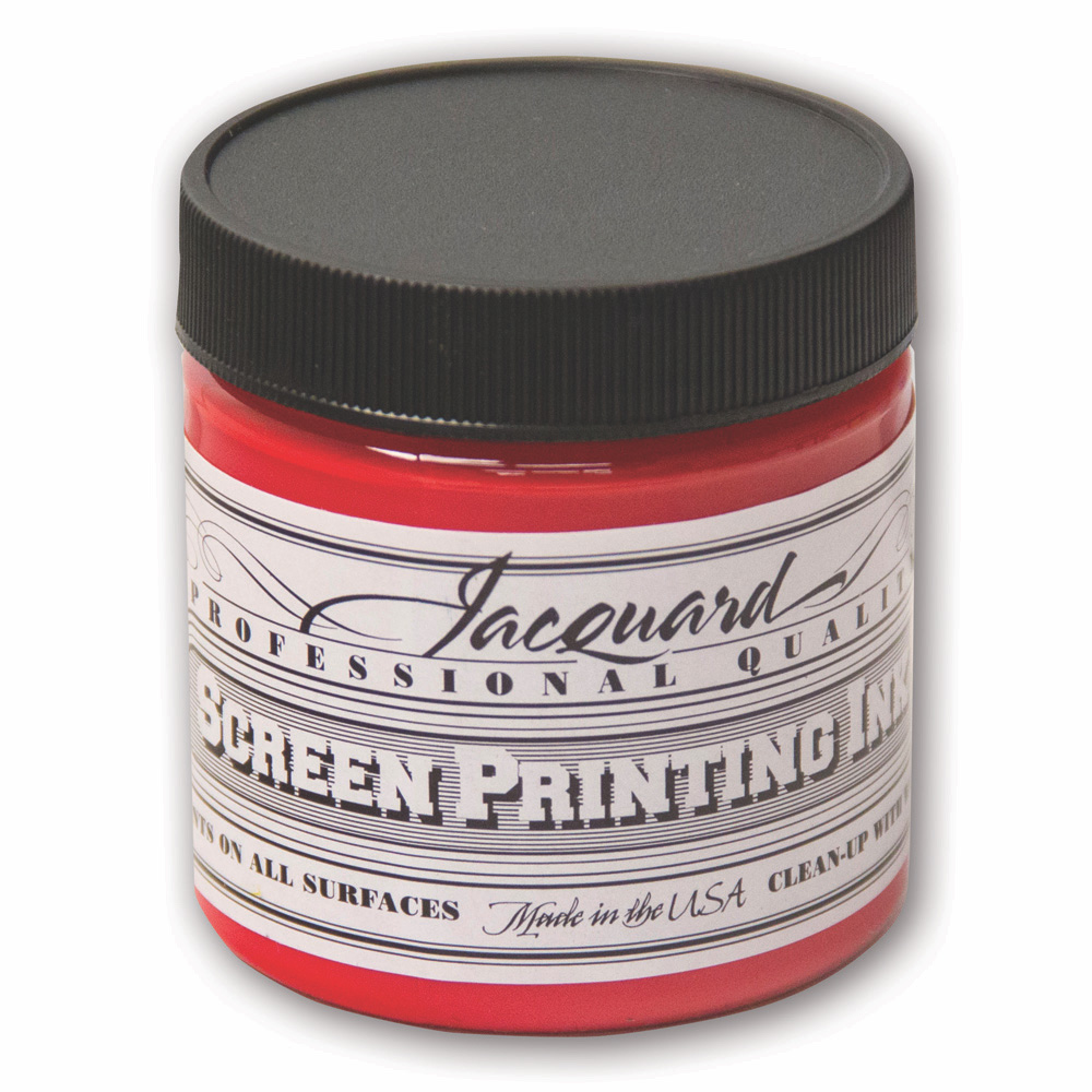 Jacquard Screen Ink 4oz Bright Red