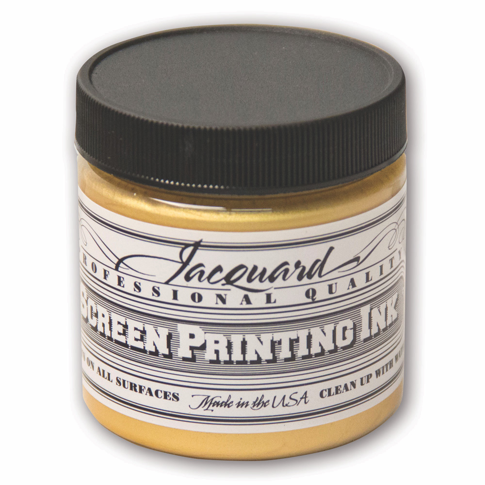 Jacquard Screen Ink 4oz Gold