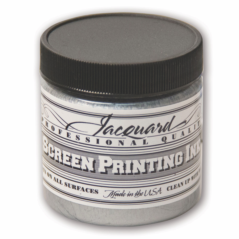 Jacquard Screen Ink 4oz Silver